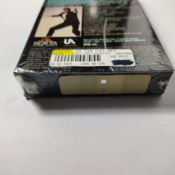 For Your Eyes Only VHS 1981 Movie PG James Bond Roger Moore NEW Sealed - Picture 3 of 3